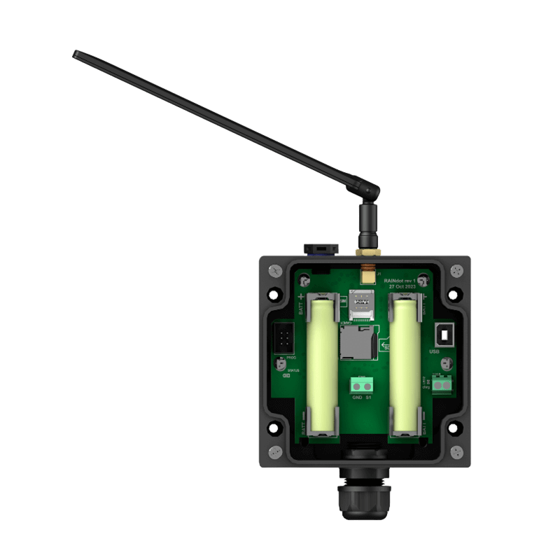 RAINdot 雨量記錄器 4 RAINdot 雨量記錄器_產品內部視圖